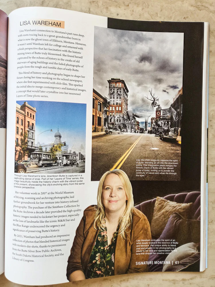 Lisa Wareham featured in Signature Montana magazine